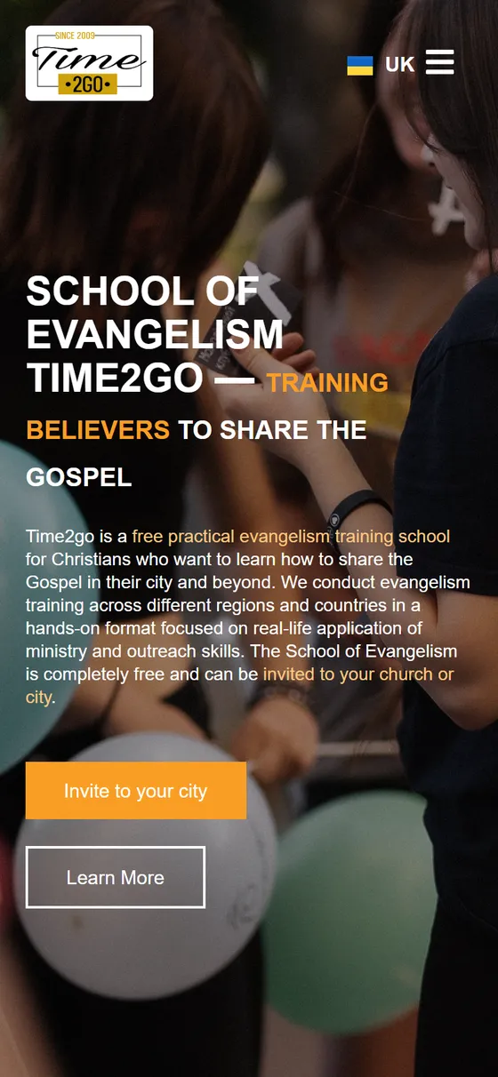 Time2GoGlobal: на телефоні